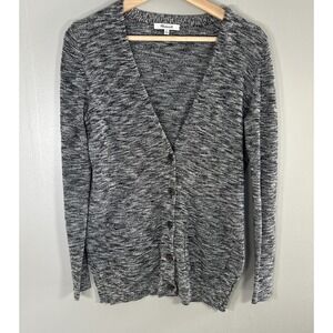Madewell Womens Sweater Size XS Heather‎ Gray Graduate Marled Cardigan Knit